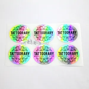 Hot Sale Waterproof Die Cut Code Laser Custom Logo Hologram Holographics Sticker