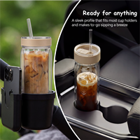 Gobelet en verre borosilicate de haute qualité, à double paroi, isolé, portable, anti-fuite, pour boissons froides, pour usage quotidien