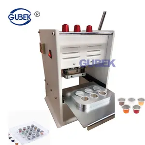 Manual coffee capsule cup filling and sealing machine