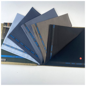 Cashmere 80/20 Polyester Viscose TR selvedge dệt Twill 270gsm chống tĩnh mềm Cashmere cảm thấy phù hợp với vải cho mùa đông quần áo - Product Image 1