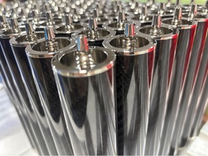 Osborn Chất Lượng Cao Sợi Carbon Hồ Bơi <span class=keywords><strong>Cue</strong></span> 1/2 Chia Cú Đấm Nhảy Mở Rộng Xử Lý Radial Doanh 13Mm Tip Kích Thước Sợi Carbon Mông - Product Image 5