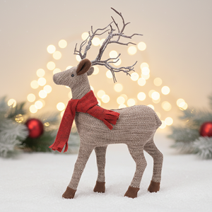 Yeni Versiyon Dış Mekan Kişiselleştirilmiş Noel Baba Ren Geyiği Dış Mekan Noel Süsleri - Product Image 1