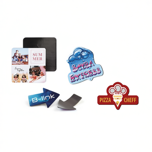 Magneti flessibili da 50 pezzi quadrati o a forma personalizzata, magneti promozionali per frigorifero con design personalizzato per il marketing - Product Image 2
