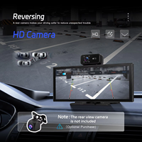 Caméra de tableau de bord OEM 4K IPS multi-lentilles GPS double WiFi CarPlay Android 24H Park AUX BT avec rétroviseur, enregistreur vidéo, écran tactile et vision nocturne