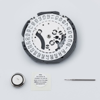 Movimiento de Reloj Cronógrafo Japan VK63 Meca-Quartz, 3 Ojos, 6 Agujas, Fecha, 3ATM, Batería OEM, Personalizado, Deportivo, Acero Inoxidable, Marca