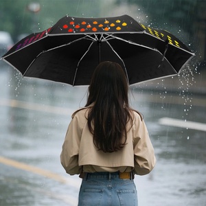 Magic <b>Umbrella</b> Will Change Color When Meet Water/rain Wholesale Custom <b>Umbrellas</b> with logo Printing 3-Fold - Product Image 6