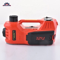 Gato hidráulico eléctrico multifuncional de 12V y 5 toneladas con bomba de aire e iluminación para uso en vehículos todoterreno y SUV