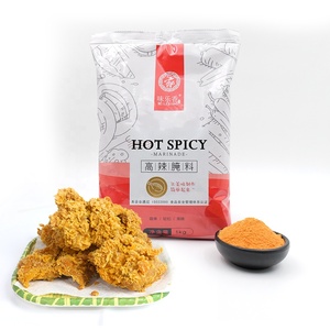 Marinada Comercial para <span class=keywords><strong>Pollo</strong></span> Frito, Picante y Aromática, con Sabor <span class=keywords><strong>Dorado</strong></span> y Crujiente, Mezcla Altamente Procesada, la Más Vendida - Product Image 1