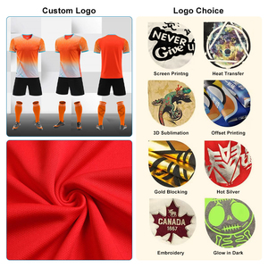 Maillots de football pour hommes de haute qualité en gros, respirants, à séchage rapide, manches courtes, ensembles de clubs de football, vêtements de sport d'été - Product Image 5