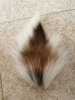 Matériel naturel pour la fabrication de mouches de pêche, poils de queue de cerf (Deer Whitetail Buck) pour leurres de pêche en eau salée Shtreimel, Odocoileus Virginianus