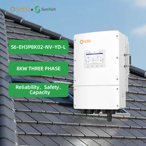 Precio de Fábrica Solis S6-EH3P8K02-NV-YD-L Inversor Híbrido Trifásico de 8KW con 97.5% de Eficiencia y Soporte para Batería de Litio - Product Image 1
