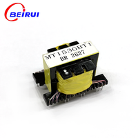 Transformador de Alta Frecuencia BEIRUI EE33, Fuente de Alimentación Conmutada Industrial SMPS con Doble Pin en Línea Horizontal para PCB, RoHS