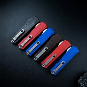 มีดพกพาคุณภาพสูงรุ่น Micro Tech Magic Cipher Aluminum Edition สำหรับตั้งแคมป์ ทำจากเหล็กกล้าไร้สนิม ด้ามจับอะลูมิเนียม OEM - Product Image 5