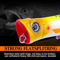 Leurres flottants imprimés en plastique ABS FJORD 80g, 180mm, appâts artificiels durs pour la pêche en eau salée, marlin, maquereau