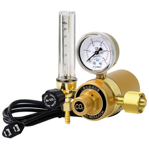 CO2 Pressure Regulator 36V With Flow Meter For MIG MAG Welding Machine - Product Image 1