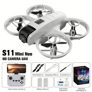 Oferta Especial: Mini Dron GT3 para Principiantes con Evitación de Obstáculos, Cámaras Ópticas Duales, Giro 360°, FPV, Luces LED, Alcance de 10 km, Plástico Resistente - Product Image 6