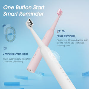 <span class=keywords><strong>2026</strong></span>年批发旅行用充电式电动牙刷带旅行盒2个刷头 - Product Image 5