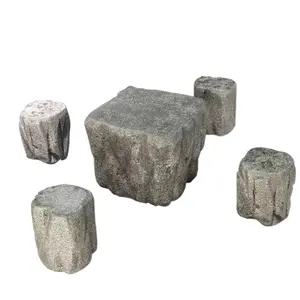 Highly Artistic Modern Style Fiberglass Chair Gardening Decoration Chair Table Indoor Outdoor Combination Table