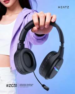 Auriculares para Juegos, Inalámbricos para <span class=keywords><strong>PC</strong></span> y Bluetooth de Modo Dual, con Micrófono, Cómodos para Usar Todo el Día Durante el Ejercicio - Product Image 2