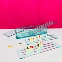 Pâque en acrylique Élégant présentoir de table judaïque Pièce maîtresse haut de gamme Assiette de Seder de luxe en lucite