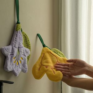 Serviette de toilette pour enfant en polaire corail Spring/Plant Original, suspendue, super absorbante, rembourrée, de haute qualité, pour cuisine - Product Image 3