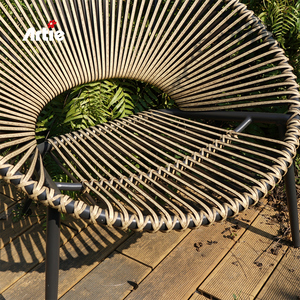 Artie Balcón Muebles Sillas de Salón al aire libre Muebles modernos de ratán Terraza Sillas Sofá para jardín - Product Image 4