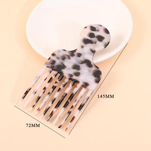 4mm directa de la fábrica de herramienta herramientas de peluquería de Peine ácido acético peine Oriente Medio África Cruz peine afro a para las mujeres 890074 - Product Image 5