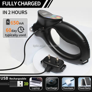 Neuheiten Explosive elektronische Hunde leine Anti-Barking-Trainings halsband mit ABS-Material Klett verschluss <span class=keywords><strong>500m</strong></span> Entfernung - Product Image 3