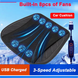 شحن مكتب كهربائي منزلي للسيارات تبريد السيارة تهوية مع مراوح USB - Product Image 2