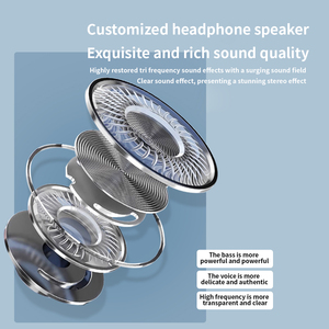 Casque sans fil LED Glare Comfortable 1019 avec oreilles de chat, ANC/ENC, lumières RGB, étanche IPX4, autonomie de 3 à 5 heures, pour DJ - Product Image 5