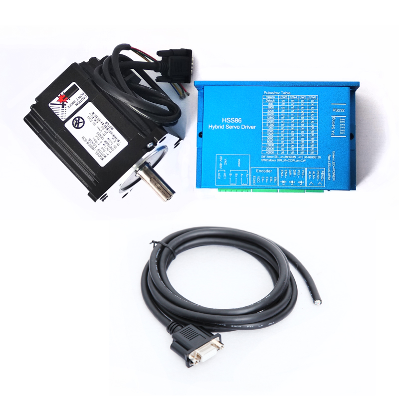 Kit Moteur Pas à Pas Hybride Nema23 3.6Nm + Alimentation 200W - FASTTOBUY - Neuf