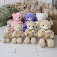 Ours en peluche géant, grande taille, rembourré en coton PP, avec nœud d'amour, cadeau pour la Saint-Valentin