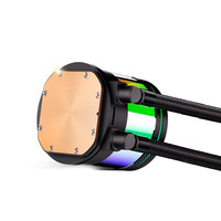 Refroidisseur liquide ZeroMaster 120 mm ARGB PWM à roulement fluide 20dBA LED, nouveau design, radiateur de refroidissement par eau Intel pour boîtier d'ordinateur de jeu