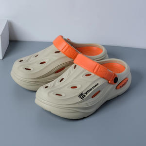 Sabots d'été pour hommes Belce, blancs, en EVA, antidérapants, à semelle épaisse, pour la plage, décontractés, sportifs, talon de 2-3 cm - Product Image 5