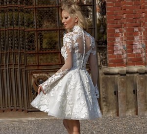 Short Wedding Dresses - Fat Brides Plus Size Elegant