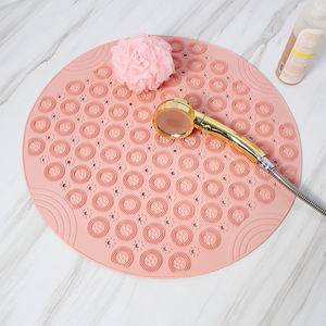 הטוב ביותר ידידותי לסביבה pvc אנטי להחליק עיסוי אמבט דלת מחצלת עגול עם גודל מותאם אישית עבור רצפת חדר רחצה - Product Image 5