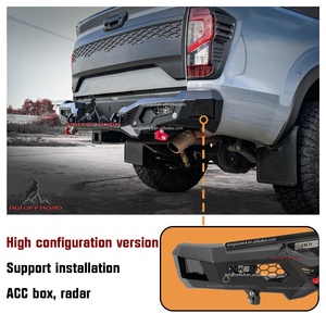 4x4 pickup off road Accesorios bullbars Parachoques delantero de acero Parachoques trasero para Nissan NP300 FRONTINER 2021 2022 2023 2024 - Product Image 2