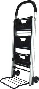 Keranjang tangga 2 dalam 1 dengan kapasitas 120kg, truk tangan lipat aluminium & tangga langkah - Product Image 2