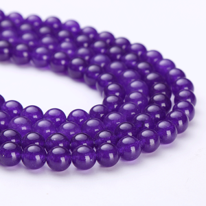 Pierres précieuses taillées brillantes pour la fabrication de bijoux Variété de couleurs Matériaux Opale Rhodonite Aquamarine Labradorite Perles de 8 mm - Product Image 5