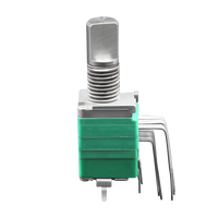 Potentiomètre rotatif à axe en plastique RA09, double potentiomètre, contrôle du volume, 100k Ohm, équipement médical, 9,5 mm