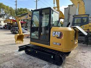 รถขุดดินขนาดเล็กแบบใช้305.5E สำหรับแมว5.5ตันรถตักตีนตะขาบไฮดรอลิกขุด303CR 304CR 306E2ในสภาพที่ดี - Product Image 2