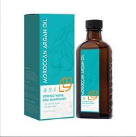 LANTHOME Vente en gros d'huile d'argan marocaine 100ML pointes fourchues Produits de soins capillaires lisses Huile d'argan marocaine biologique pour réparer les cheveux