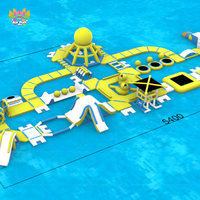 0.9mm PVC flottant gonflable pour jeux d'eau Aqua Park pour mer et lac parc aquatique amusant pour adultes et enfants
