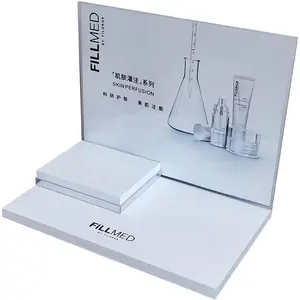 Exquisite Custom Design Acrylic Display Skincare Desktop Stand Perfume Display Cosmetic Shelves