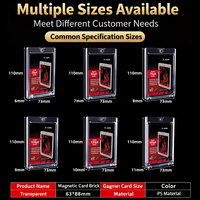 Porte-cartes magnétique fin pour cartes à collectionner, porte-cartes One Touch 35pt, protège-cartes en plastique rigide, étui magnétique pour cartes 130PT