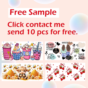 Regali di San Valentino, Adesivi UV per Trasferimento, Lavabili, per Tazze in PET, Resistenti, Romantici, con Cuori Glitterati, Impermeabili, Decalcomanie a Trasferimento a Freddo - Product Image 5