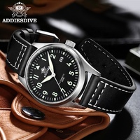 Montres de luxe en acier inoxydable 316L pour hommes, montre-bracelet lumineuse de plongée Aviation NH35, montre pilote automatique