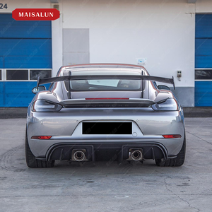 Kit de carrosserie de conversion Tune GT4 <span class=keywords><strong>RS</strong></span> pour Porsche 718 Cayman Boxster Pièces automobiles Pare-chocs avant Diffuseur arrière Sortie d'échappement - Product Image 5