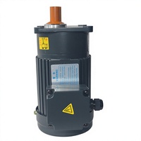 Moteur à engrenages triphasé à frein CA 0,75 kW 220 V CA/380 V CA/415 V CA, couple élevé, IP44, 50/60 Hz, 7-500 tr/min, montage sur panneau, pour machine d'emballage complète