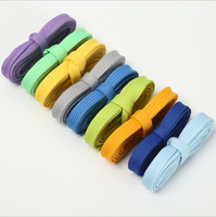 Lacets plats épais double couche HF Custom 31 couleurs 10 mm de large pour baskets Sb